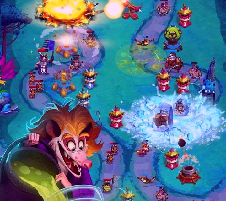 Tower Rush Galaxsys gameplay screenshot